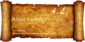 Ajtai Lestár névjegykártya
